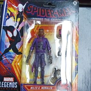Marvel Legends Miles G. Morales Action Figure - Purple and Black
